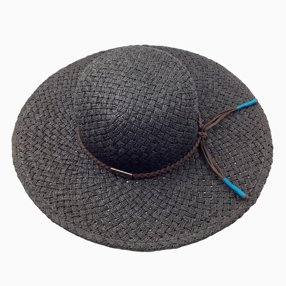 Volcom Head Trip Dark Brown Boho Floppy Hat. Sz. M/L